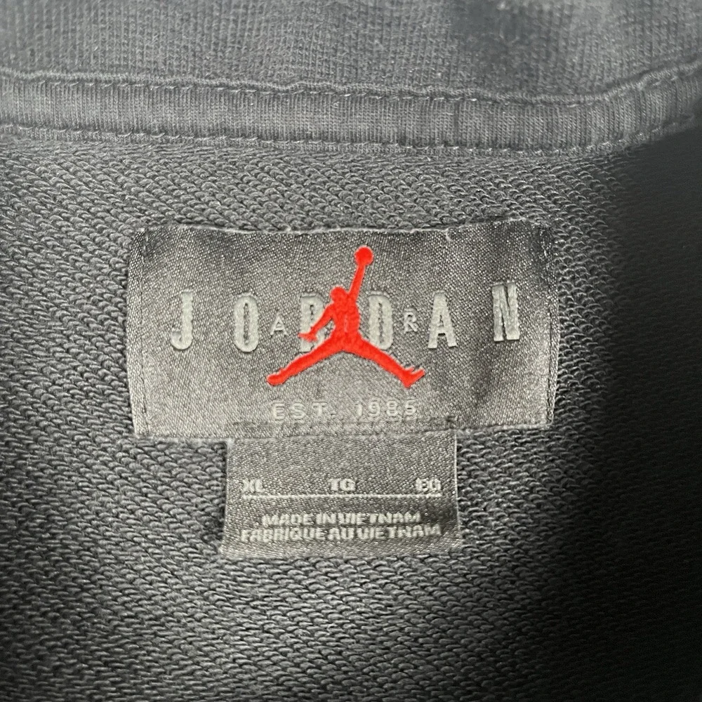 Jordan Mens Jumpman Fleece Crewneck Sweatshirt XL Black DA7194-010 Pullover